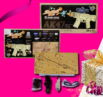 Jug. hidrogel 129 pcs ak47 2 en 1