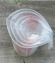 Jarra medidora de plástico 4 Tz.